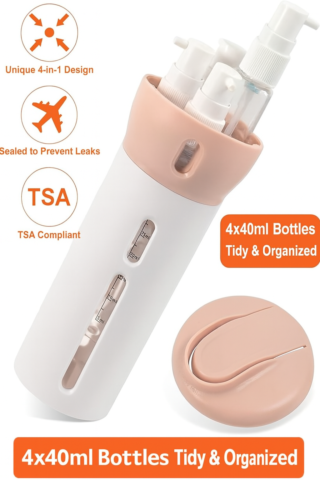 4-in-1 Travel Bottle